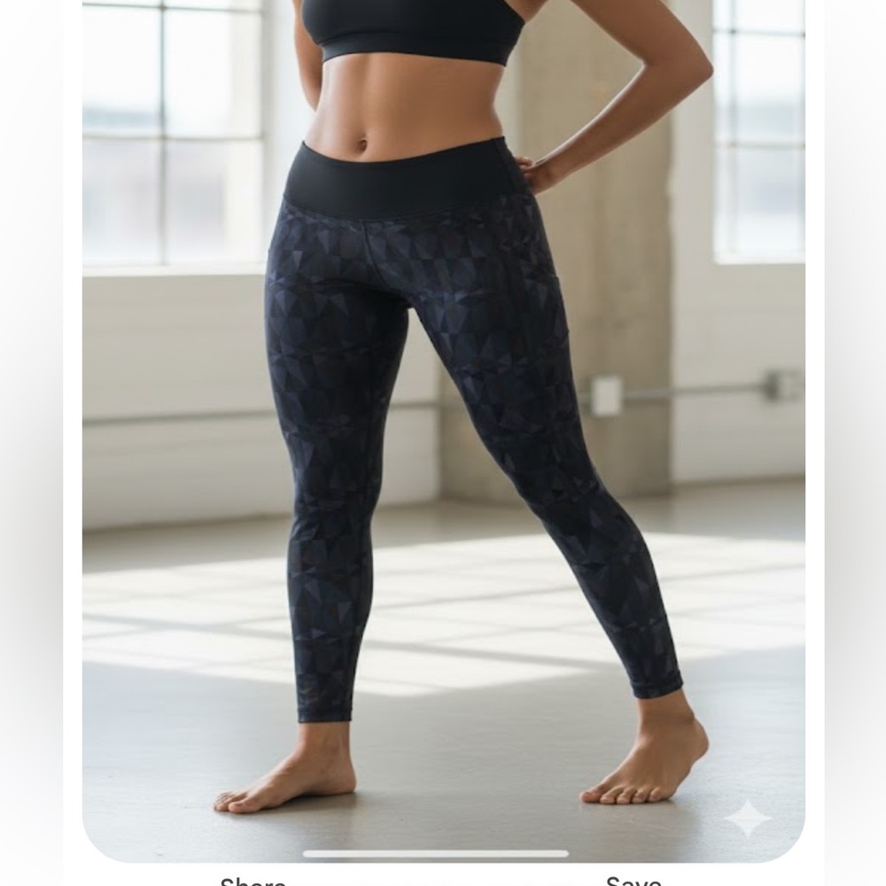 Lululemon Geometric Sports Leggings size 8